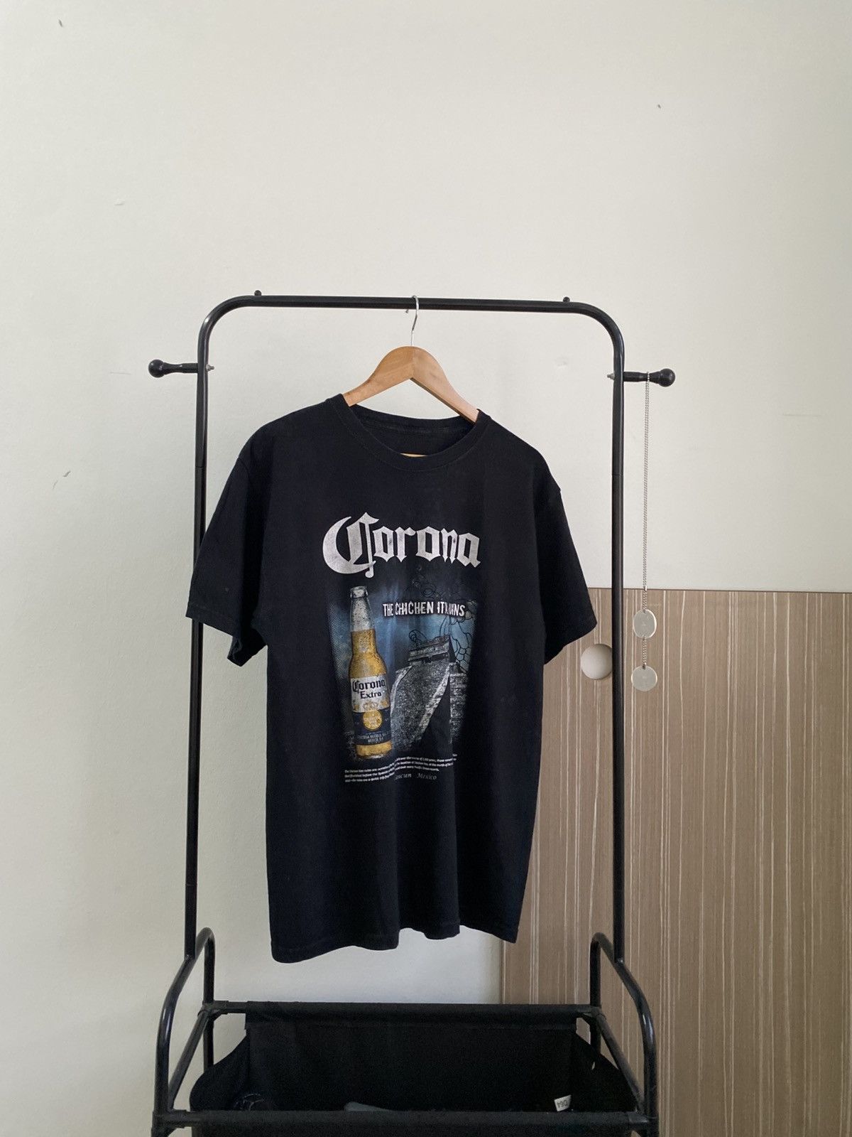 Vintage Vintage FADED CORONA BEER The Chicken Itza Ruinz Shirt Size US L / EU 52-54 / 3 - 3 Thumbnail