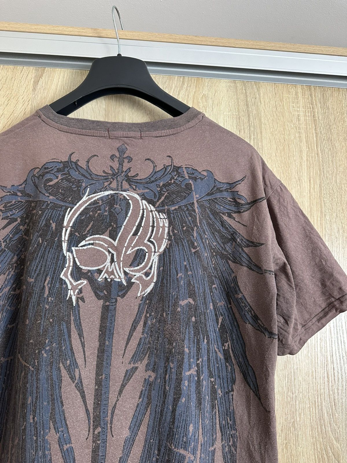Affliction 🔥 Badbreed Affliction Skull Y2K Ed Hardy T Shirt Audigier Size US L / EU 52-54 / 3 - 3 Thumbnail