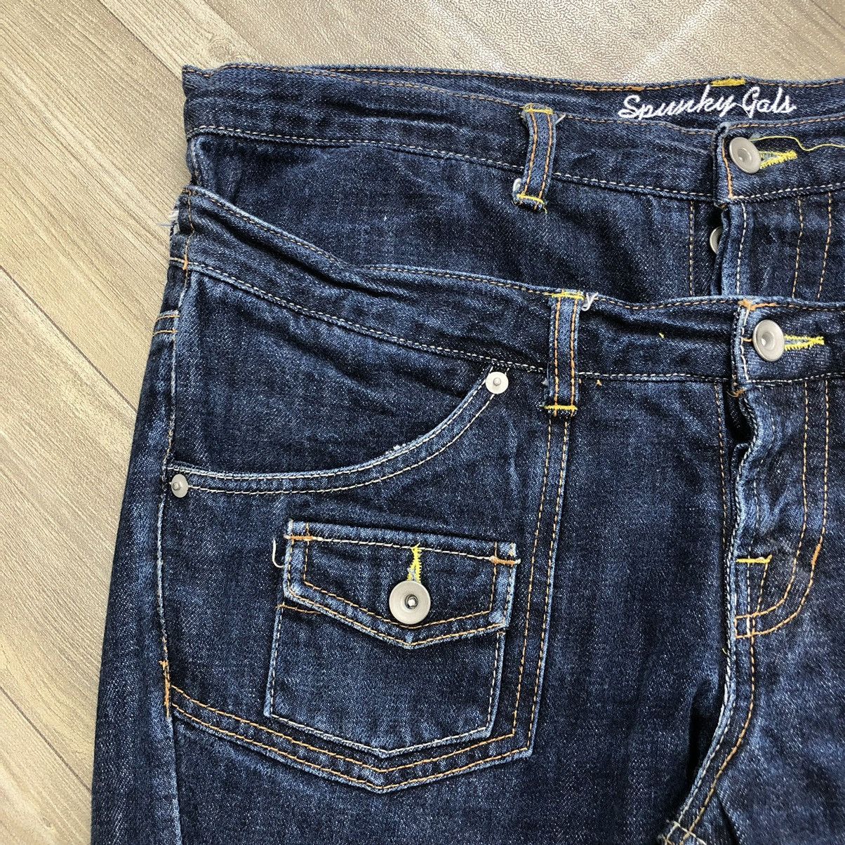 If Six Was Nine × Japanese Brand × PPFM Y2K Spunky Gals Double Waist Multipocket Bust Pants Jeans Size US 36 / EU 52 - 5 Thumbnail