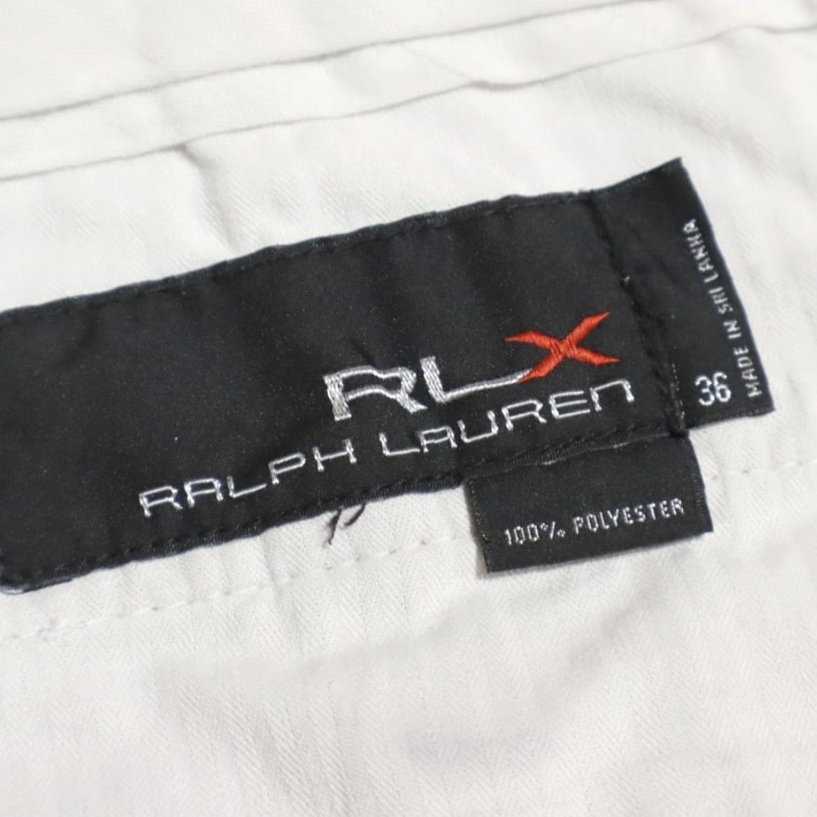 RLX Ralph Lauren RLX Ralph Lauren Golf Shorts Khaki Men's 36 Polyester Microfiber Chino Regular Inseam 9in Button Front Mens Size US 36 / EU 52 - 5 Thumbnail