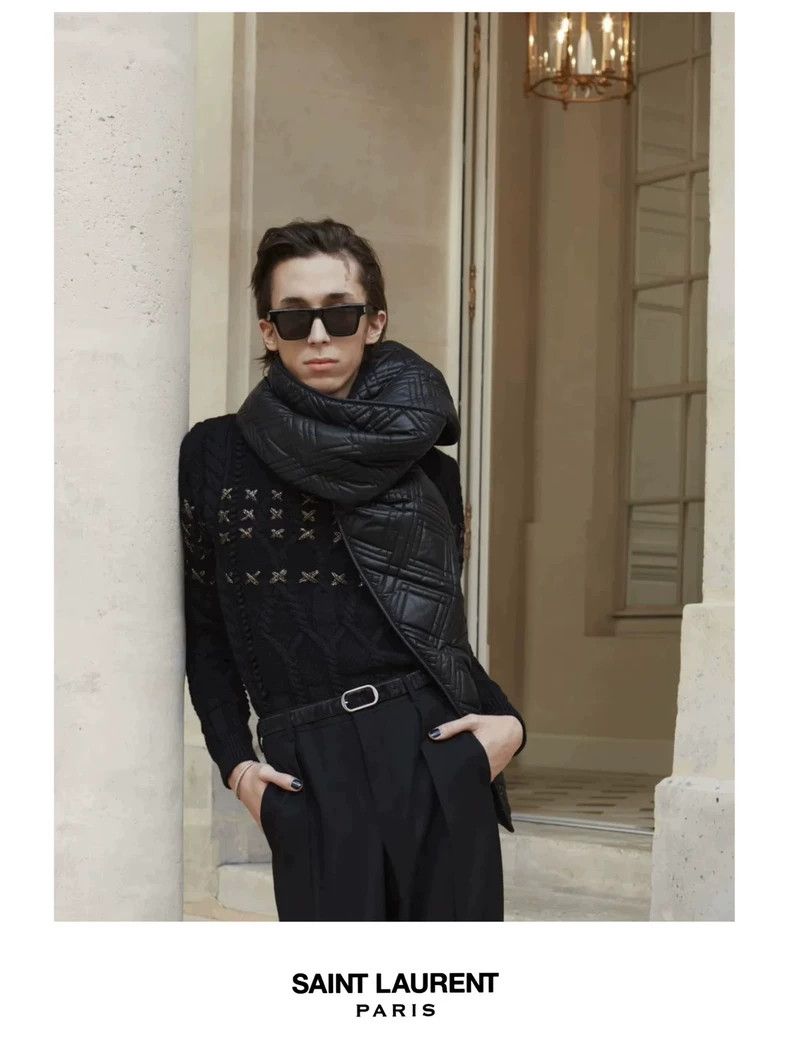Saint Laurent Paris Saint Laurent Paris Plaid scarf Size ONE SIZE - 9 Thumbnail