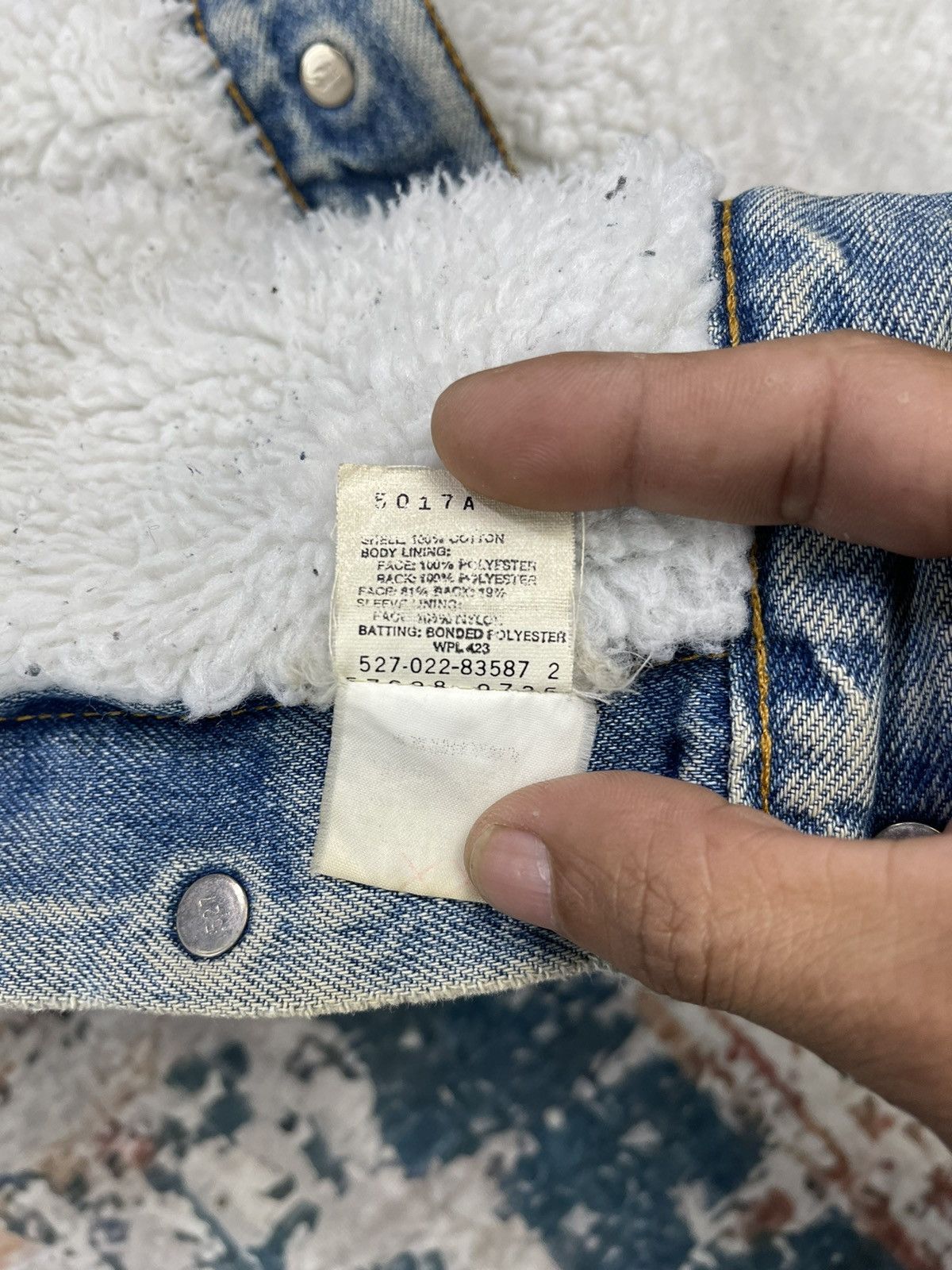Levi's Vtg Levis Sherpa Lining Denim Trucker Jackets Size US L / EU 52-54 / 3 - 15 Thumbnail