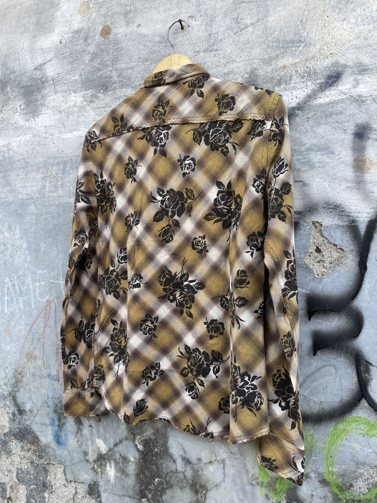 Rare Tornado Mart Flower Printed Button Shirt