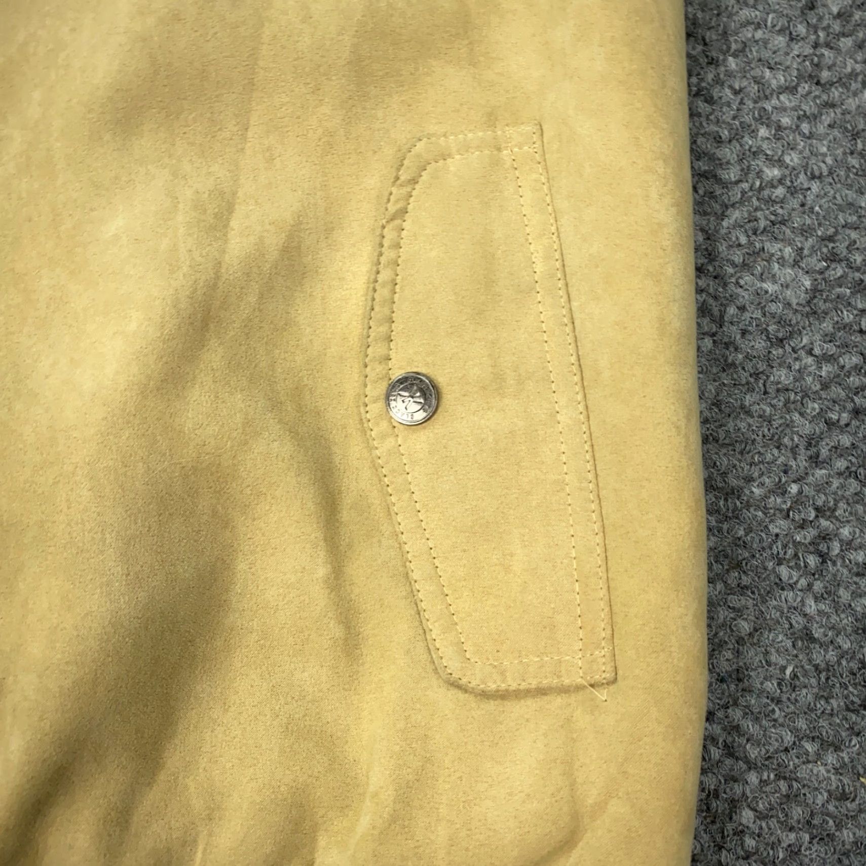 Vintage VINTAGE Black Keys Jacket Mens XL Beige Green Bomber Size US XL / EU 56 / 4 - 2 Thumbnail