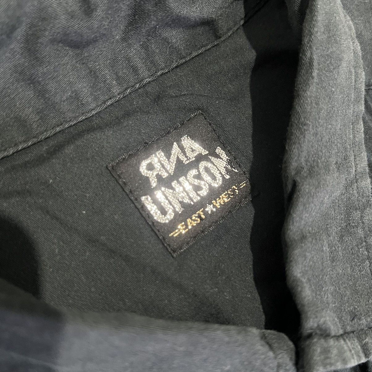 If Six Was Nine 1990s RNA UNISON - Embroidery Boxy Bowling Shirt Size US M / EU 48-50 / 2 - 9 Thumbnail