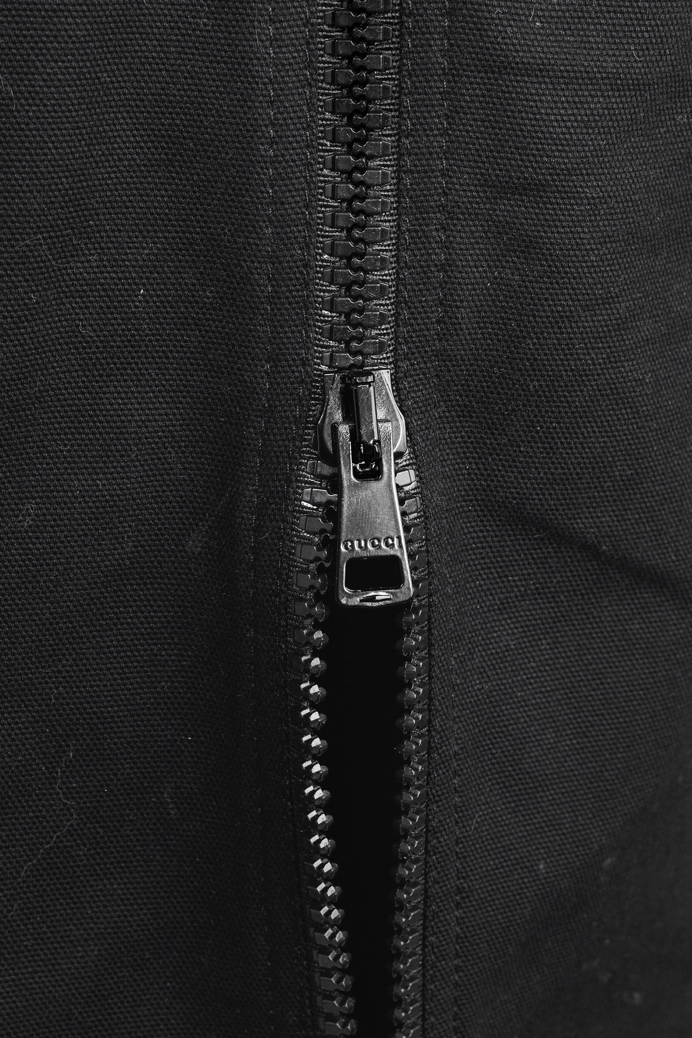 Gucci Gucci Black Cotton-Twill Zip-Detail Pants Size 27" / US 4 / IT 40 - 7 Thumbnail