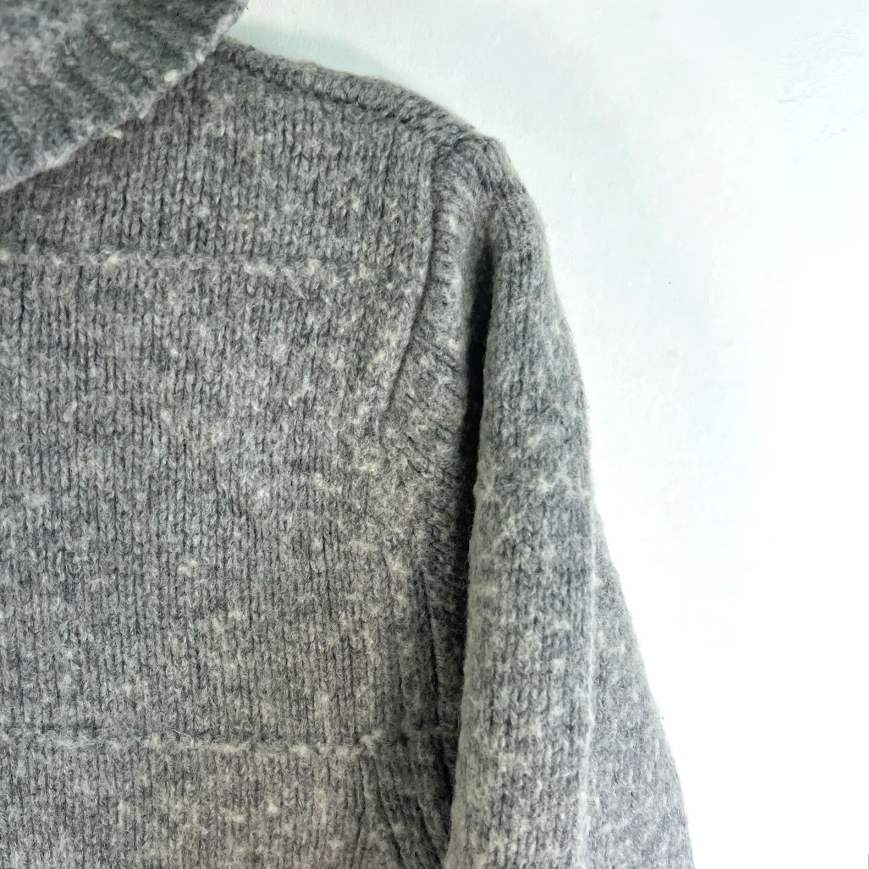 The North Face The North Face Wool Blend Full Zip Hooded Sweater Women M Gray Size M / US 6-8 / IT 42-44 - 2 Thumbnail