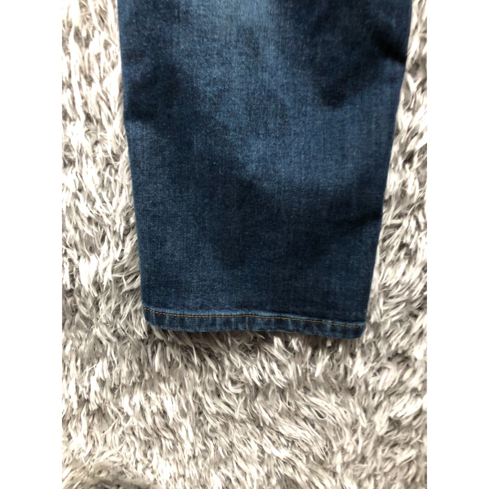 Vintage Falls Creek Jeans Straight Mens 42x30 Dark Blue Wash Denim 5-Pocket Regular Mid Rise Cotton Blend Clothing Size US 42 / EU 58 - 7 Thumbnail