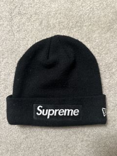 New Era Supreme Box Logo Beanie | Grailed