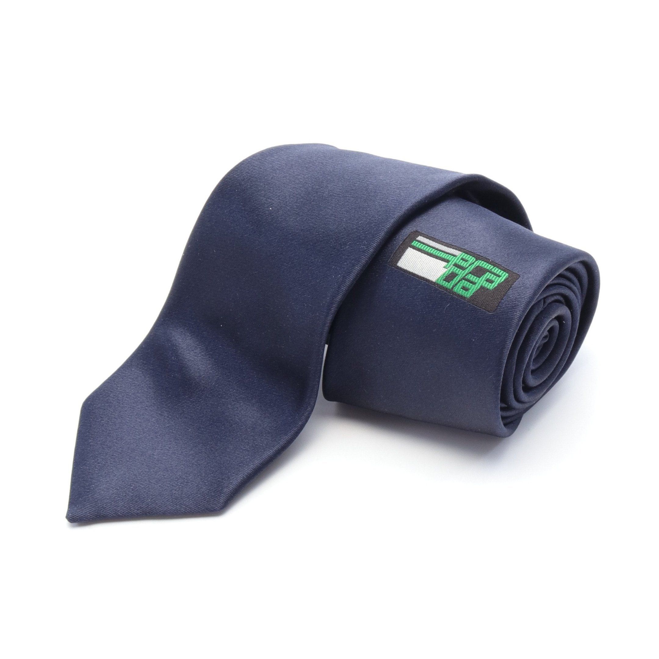 image of Prada Tie Silk Dark Navy, Men's