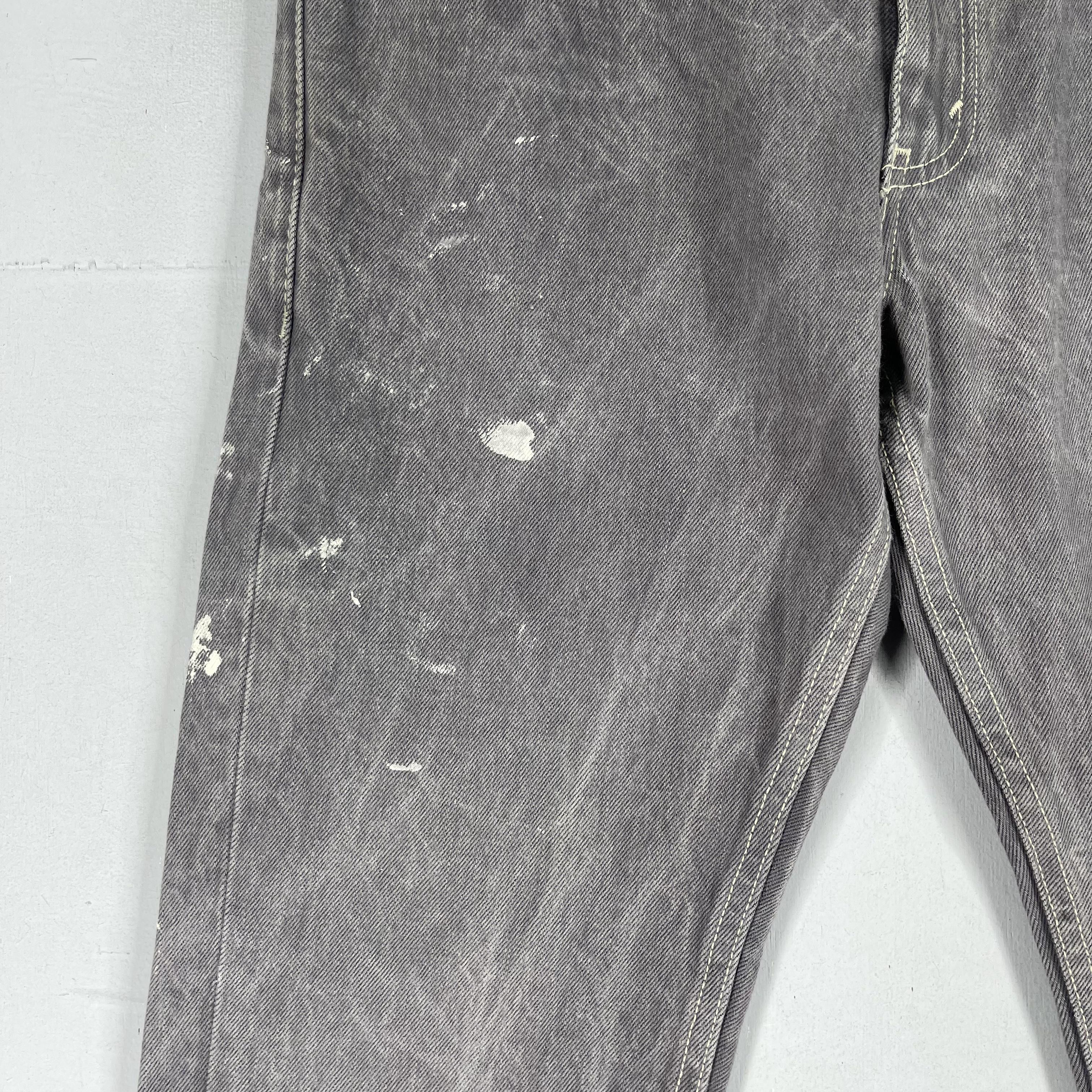 Levi's × Vintage Size 32 Levis 511 Paint Splatter Distressed Slim Fit Jeans Size US 32 / EU 48 - 2 Thumbnail