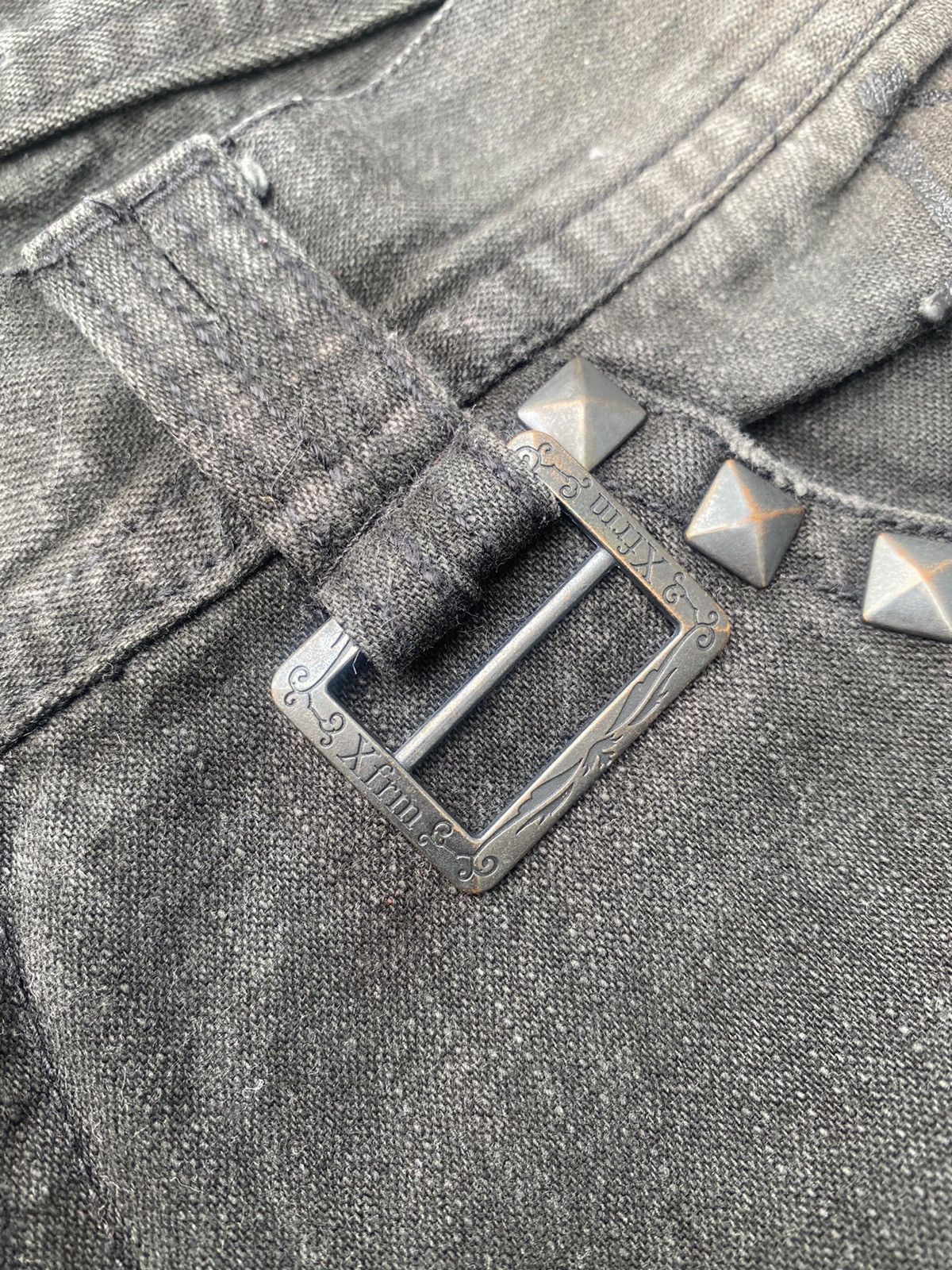 If Six Was Nine × Japanese Brand × Tornado Mart Flare Jeans Xfrm Clawmark Wax Studded Bootcut Size US 34 / EU 50 - 12 Thumbnail