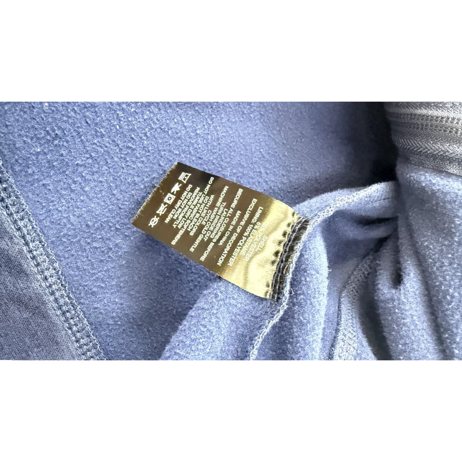 Eddie Bauer Eddie Bauer Hoodie Mens Large Blue Motion FreeDry Full Zip Fleece Size US L / EU 52-54 / 3 - 7 Thumbnail