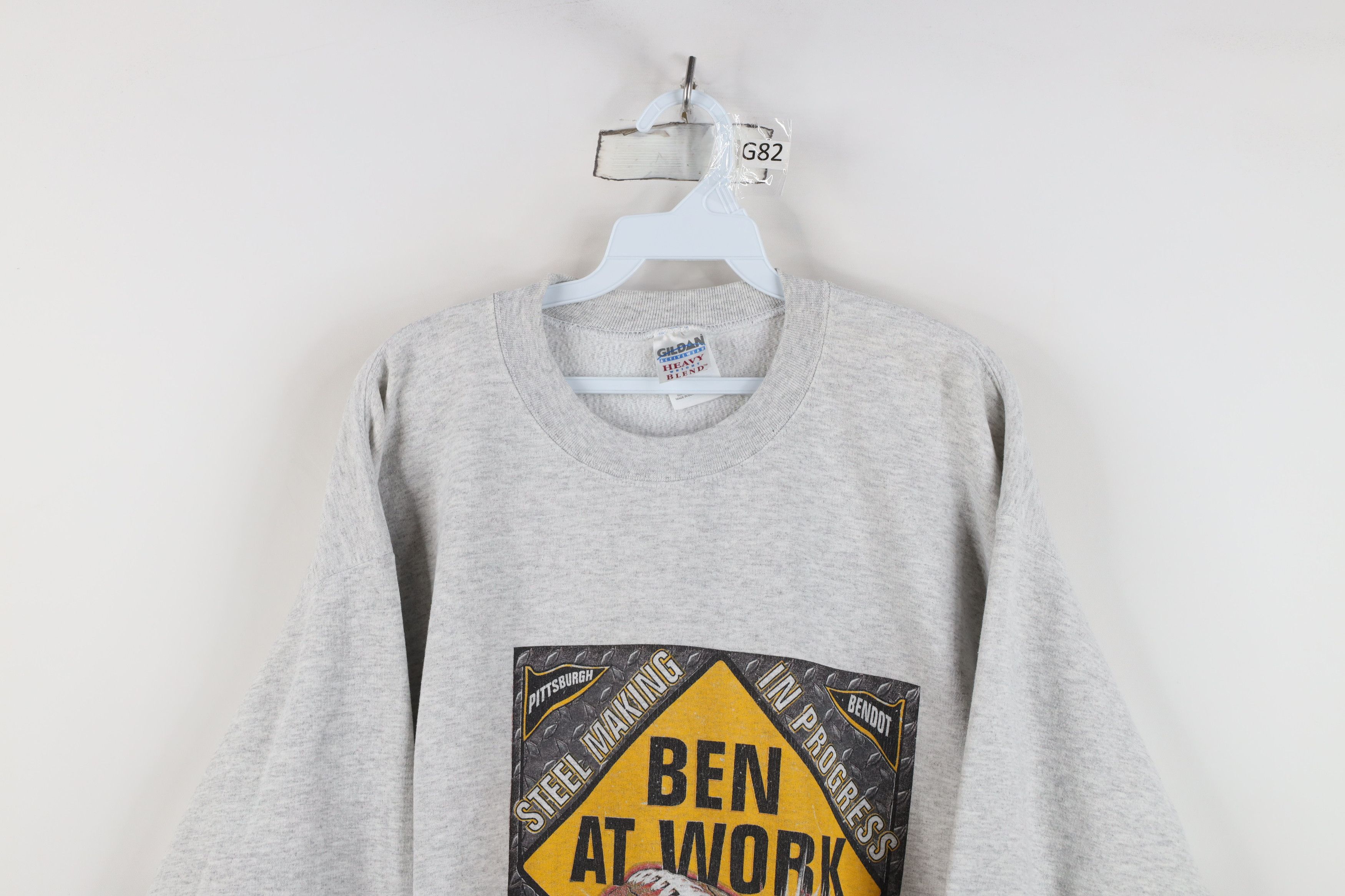 Vintage Vintage Roethlisberger Pittsburgh Football Sweatshirt Size US L / EU 52-54 / 3 - 2 Thumbnail