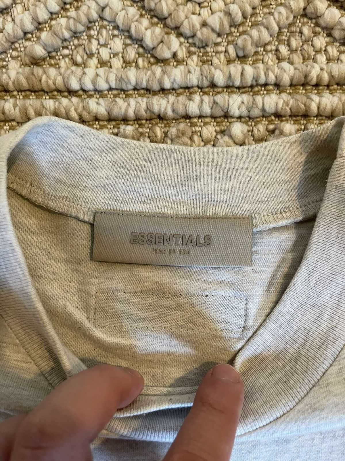 Fear of God FOG Essentials 1977 Tee Light Oatmeal - Large Size US L / EU 52-54 / 3 - 3 Thumbnail