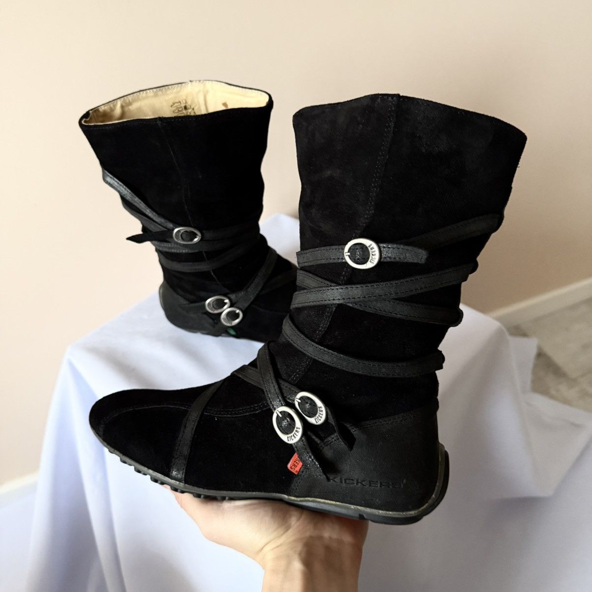 Dirk Bikkembergs Punk Kickers Straps Boxing Biker Boots Bikkembergs Rick Vibe Size US 8 / IT 38 - 6 Thumbnail