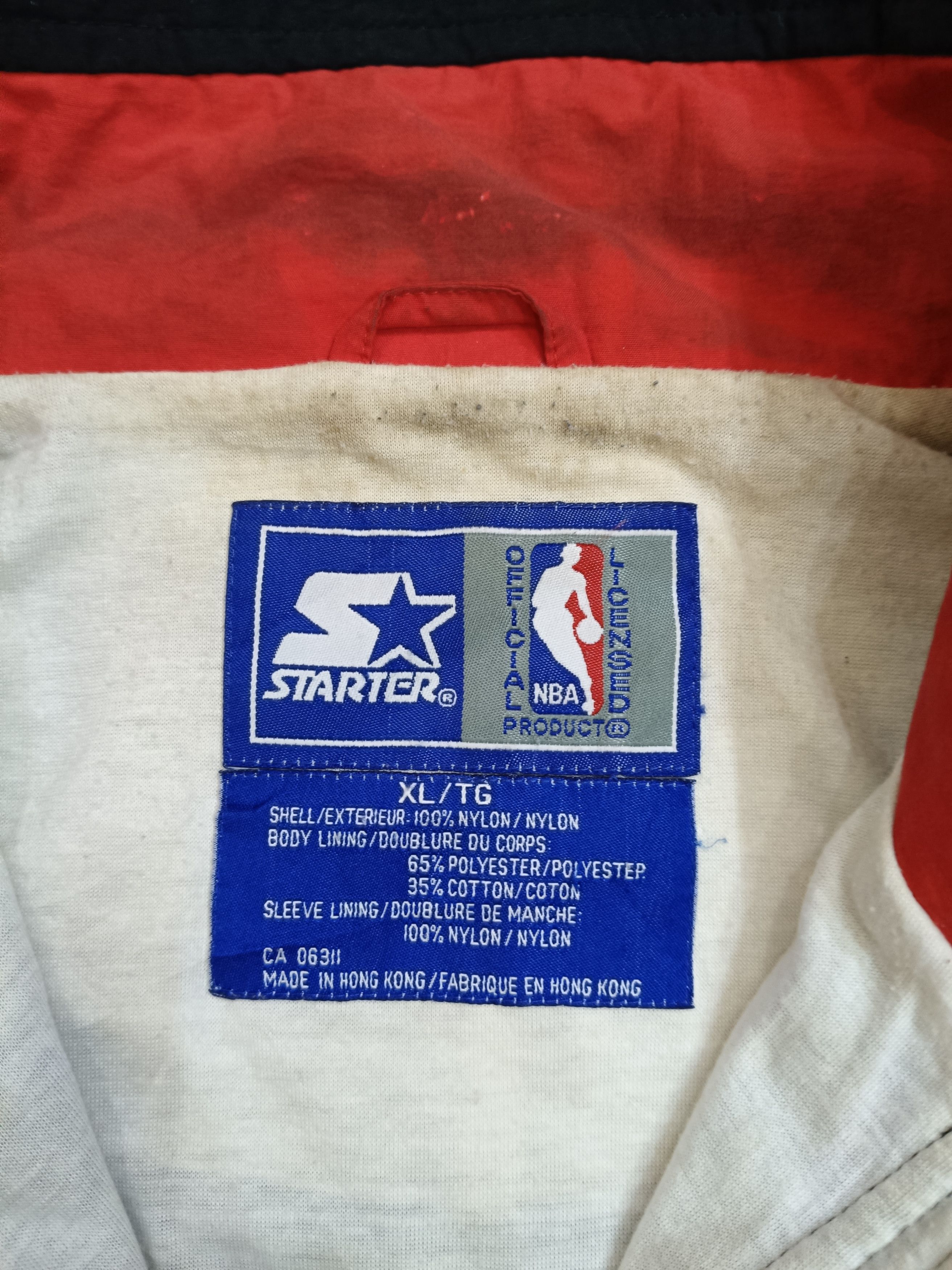 NBA × Starter Vintage NBA Chicago Bulls Size US XL / EU 56 / 4 - 6 Thumbnail