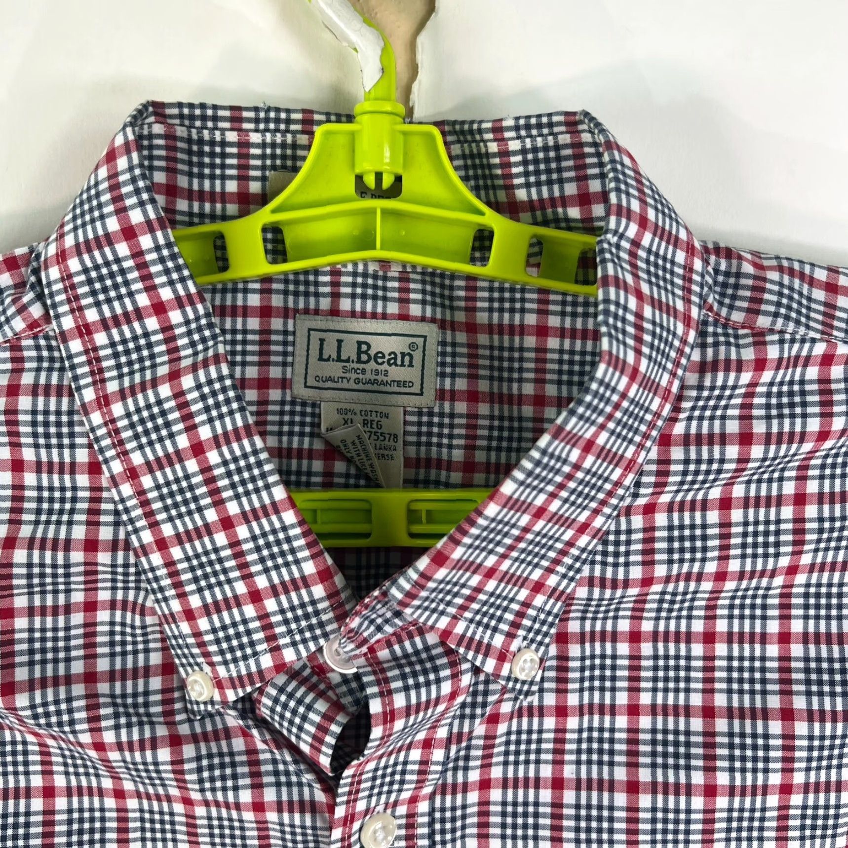 Vintage VINTAGE L.L. Bean Traditional Fit Long Sleeve Button Down Shirt Mens XL RWB Size US XL / EU 56 / 4 - 3 Thumbnail