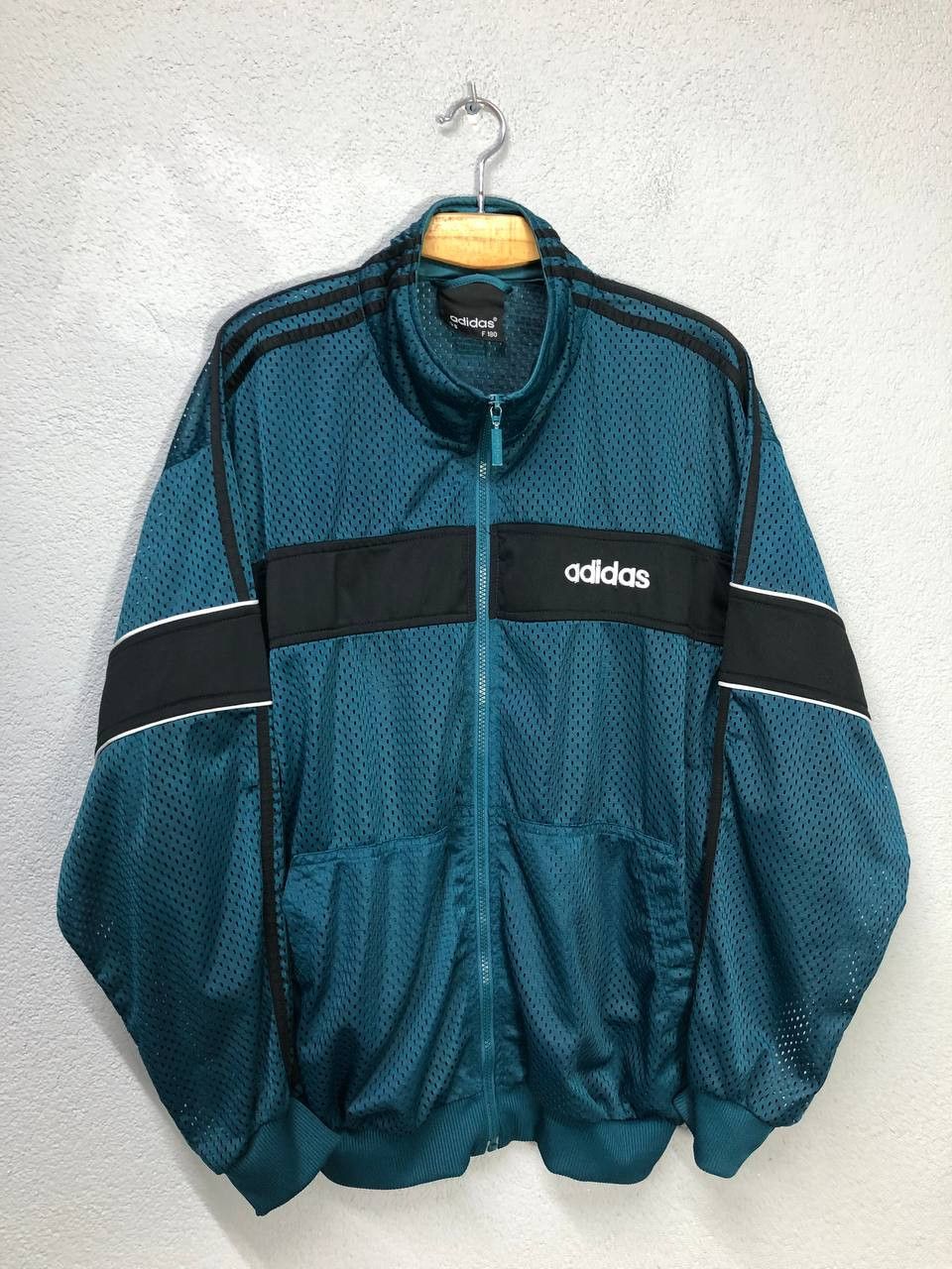 Adidas × Vintage Adidas vintage mens full zip jacket D6 F 180 / Large Size US L / EU 52-54 / 3 - 16 Thumbnail