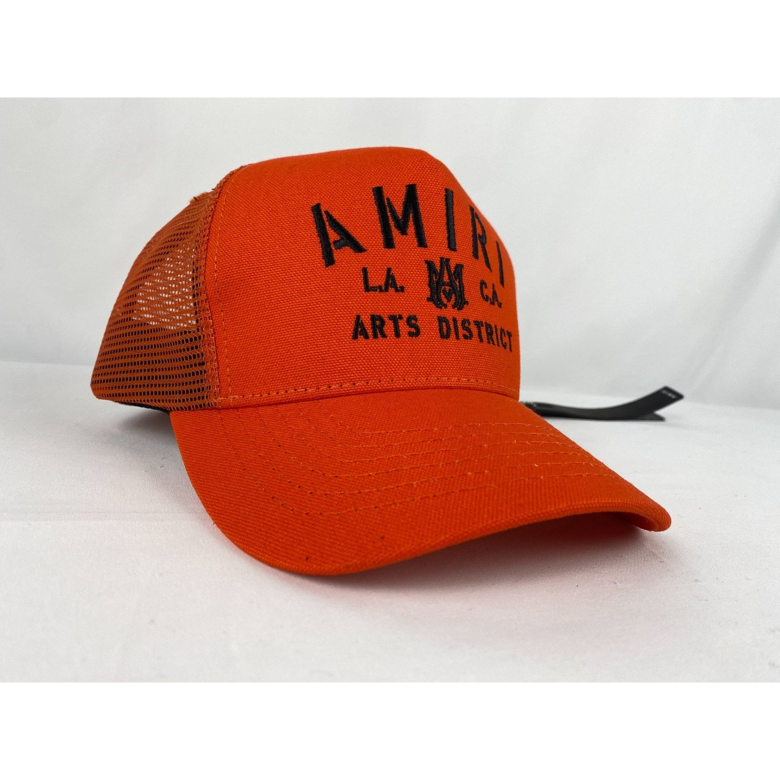 Amiri o1rshd1 Q:12 / Size :OS / Amiri Stencil Trucker Hat / Cap Size ONE SIZE - 3 Thumbnail