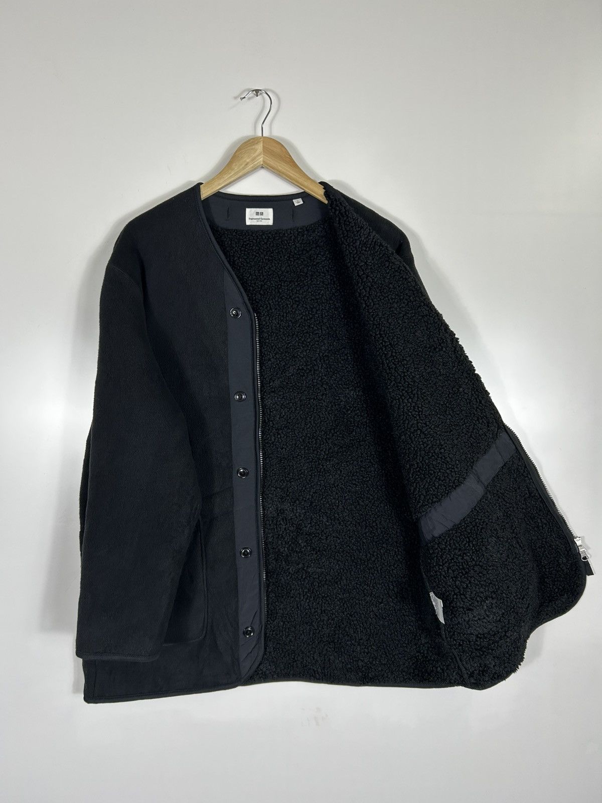 Engineered Garments × Uniqlo 🔥Engineered Garments❌Uniqlo Fleece Zipper Jacket Size US L / EU 52-54 / 3 - 8 Thumbnail