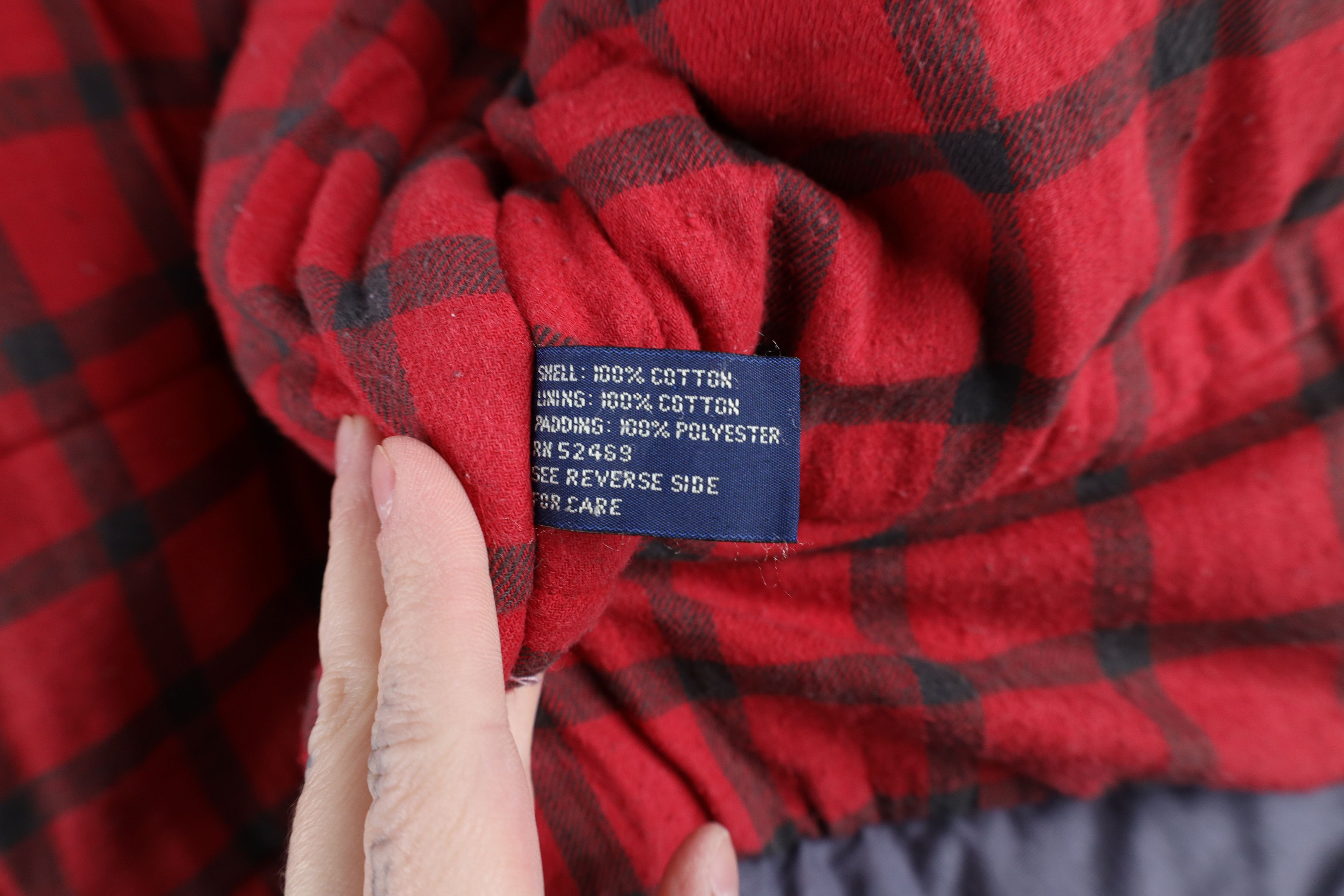 Vintage Vintage 90s Streetwear Flannel Lined Puffer Vest Jacket Gray Size US XXL / EU 58 / 5 - 12 Thumbnail