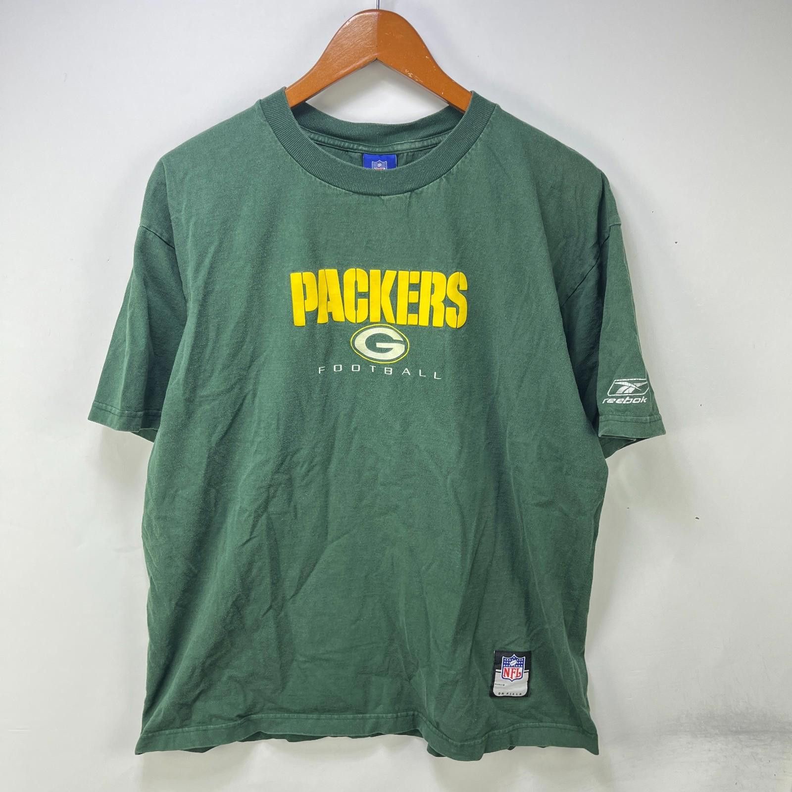 Reebok Vintage Green Bay Packers Reebok T-Shirt Large Size ONE SIZE - 1 Thumbnail
