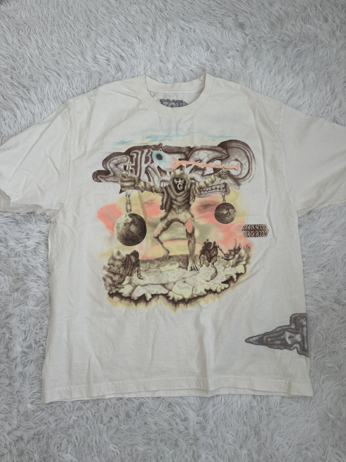 Travis Scott Travis Scott Utopia Tour Skitzo Circus Maximus Tee Size US XXL / EU 58 / 5 - 2 Thumbnail