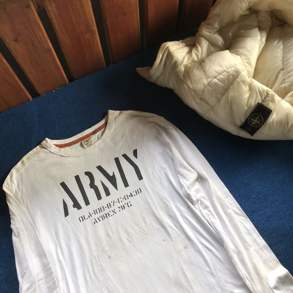 Avirex avirex Mfg army military Long Sleeves Tee tshirt sweater Size US XL / EU 56 / 4 - 18 Thumbnail