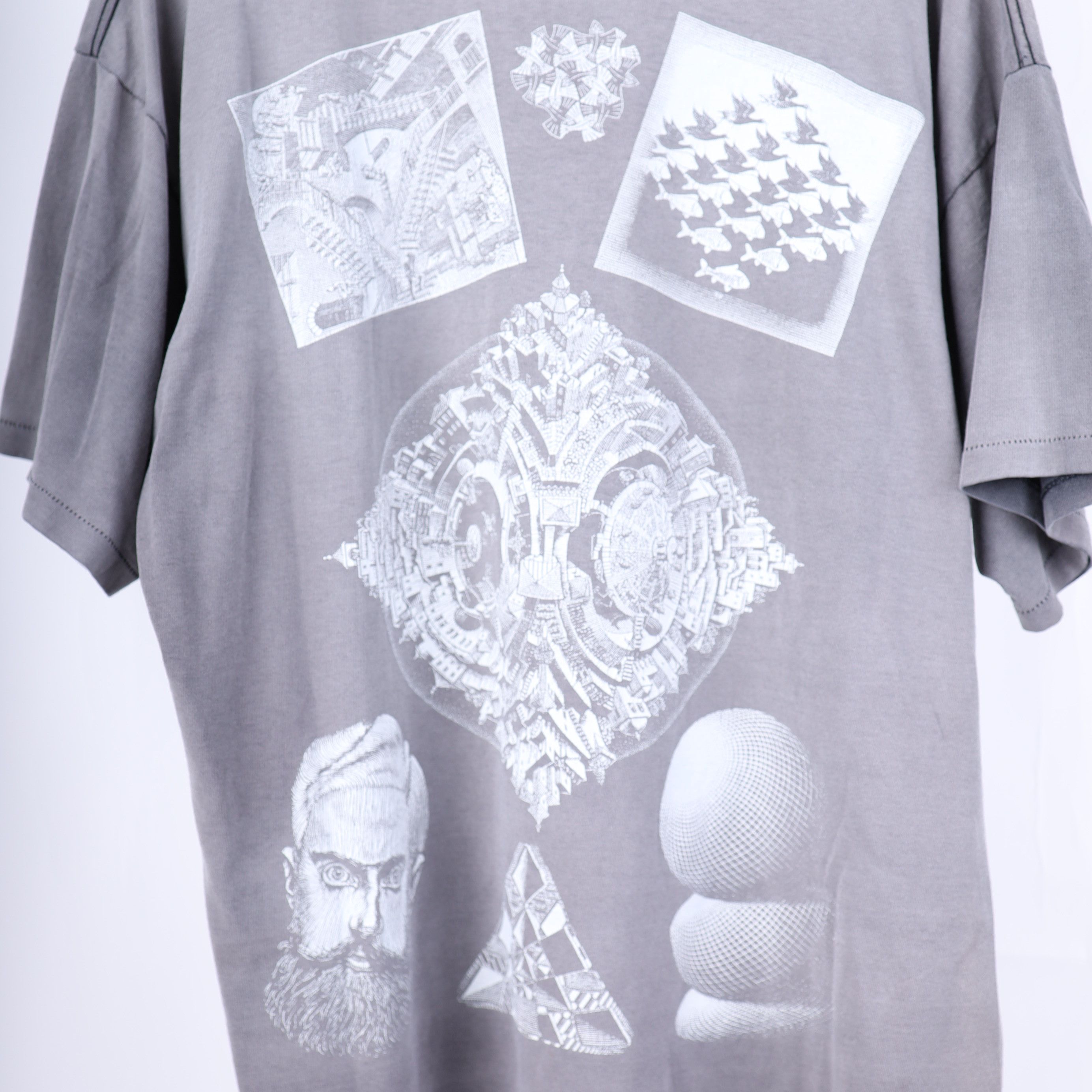 Vintage MC Esher Faded Tee Size US XL / EU 56 / 4 - 10 Thumbnail