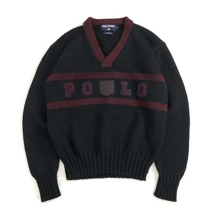 Lo Life Vintage Polo Sport Knitwear Size US L / EU 52-54 / 3 - 1 Thumbnail