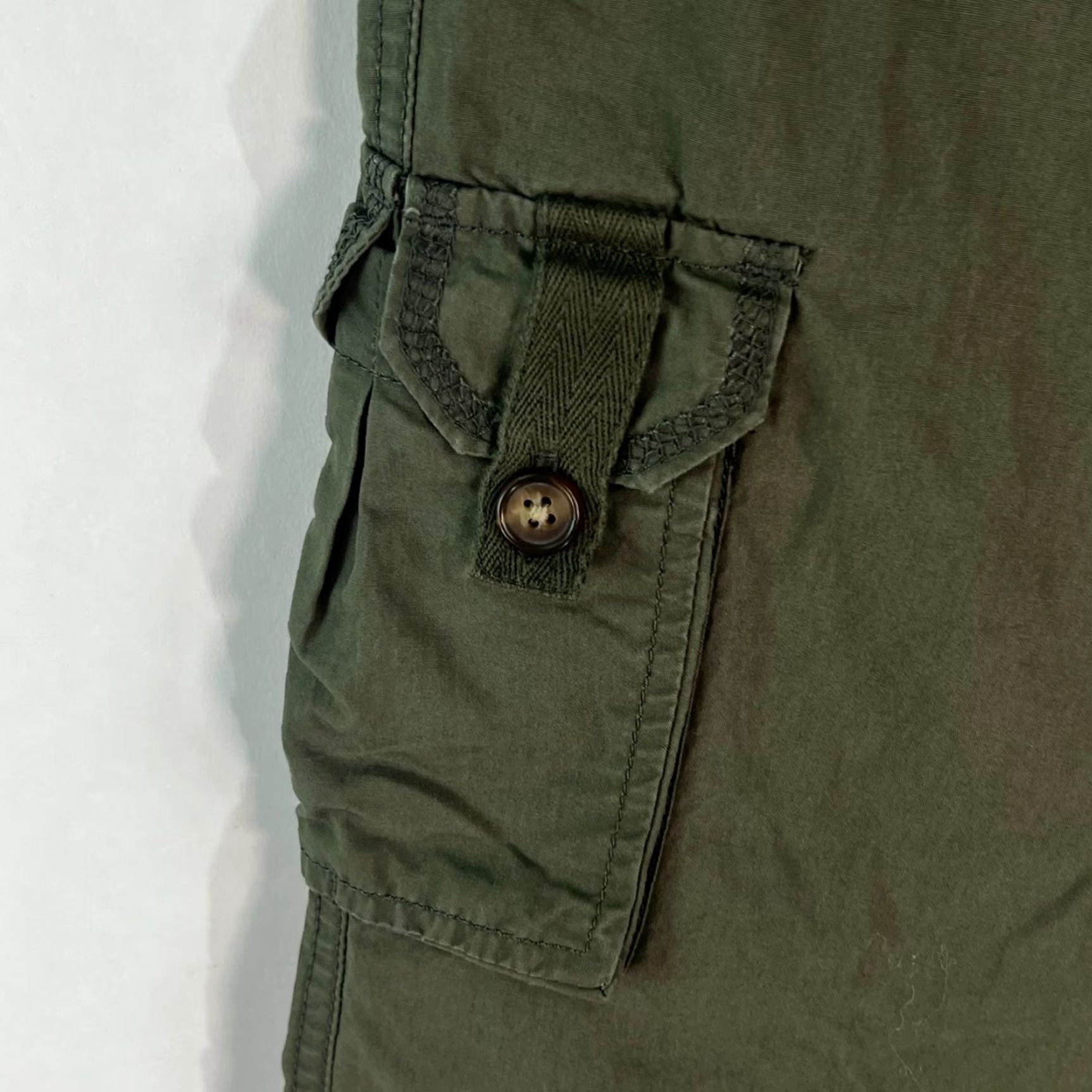 Old Navy VINTAGE? No. Old Navy Cargo Pants Womens Hiking Regular Tall Green Size 2 Long Canvas 32x32 Size 26" / US 2 / IT 38 - 5 Thumbnail