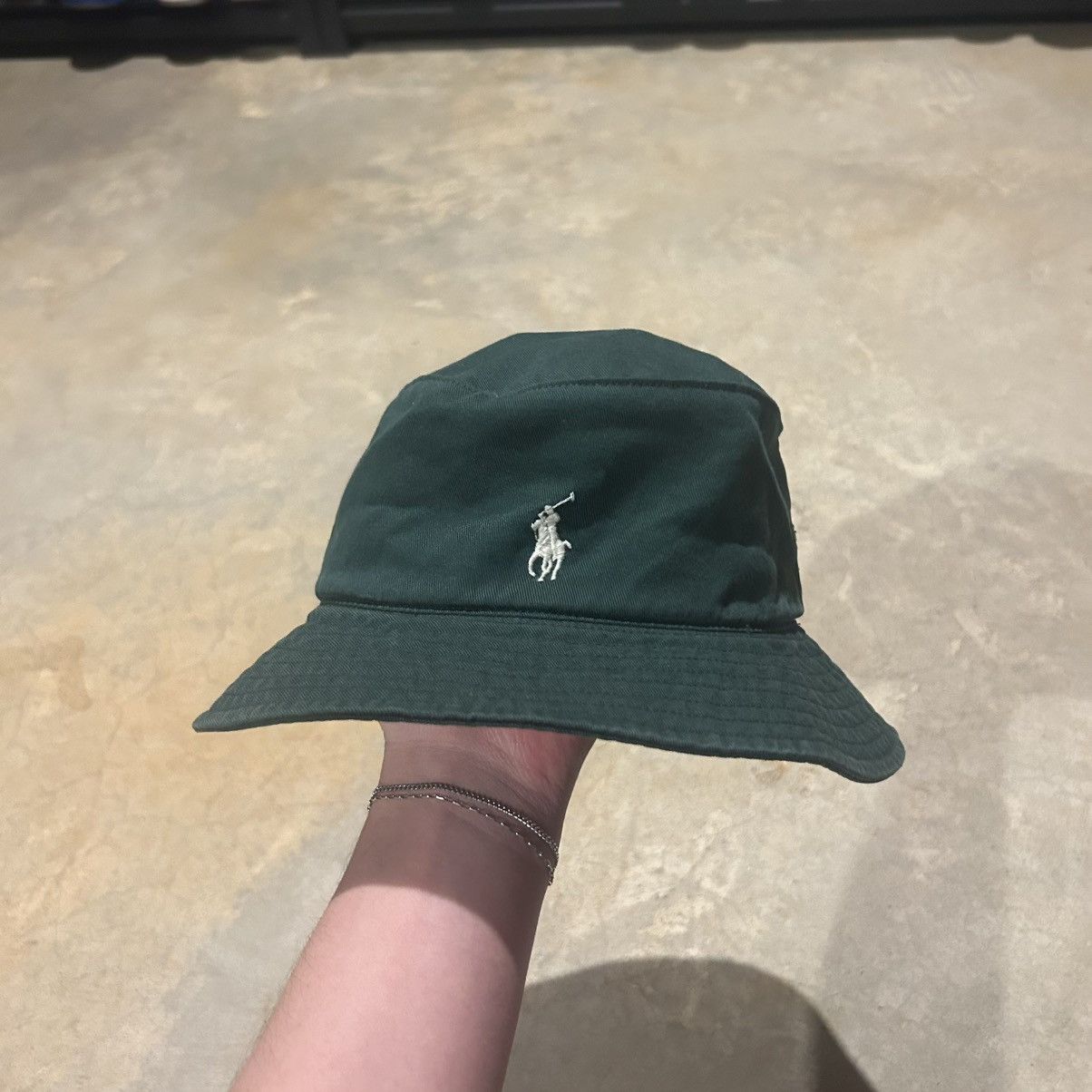 Polo Ralph Lauren × Vintage Vintage 1990s Polo Ralph Lauren Pony Embroidered Bucket Hat Size ONE SIZE - 2 Thumbnail