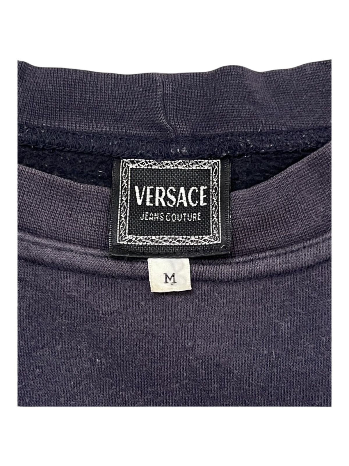 Versace Vintage Versace Jeans Couture Embroidered Logo Sweatshirt Size US M / EU 48-50 / 2 - 4 Thumbnail