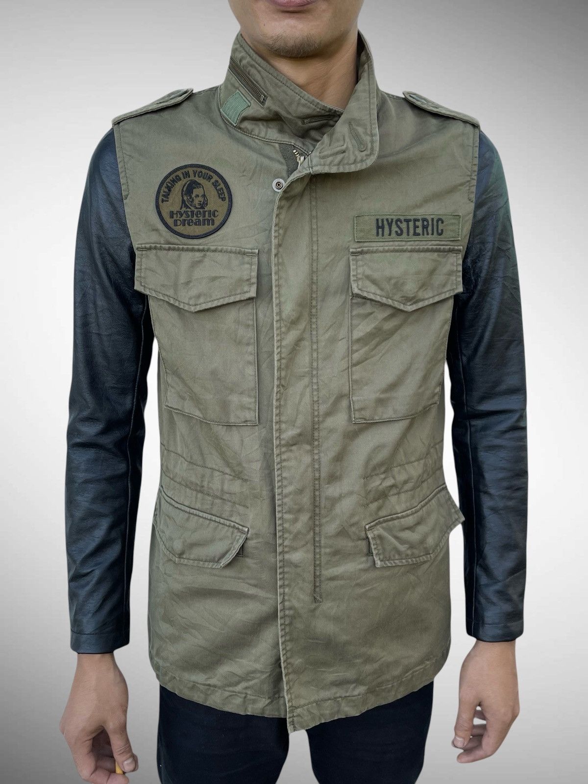 Hysteric Glamour 🔥 Hysteric Glamour "Talking In Your Sleep" Military Jacket Size US S / EU 44-46 / 1 - 1 Thumbnail