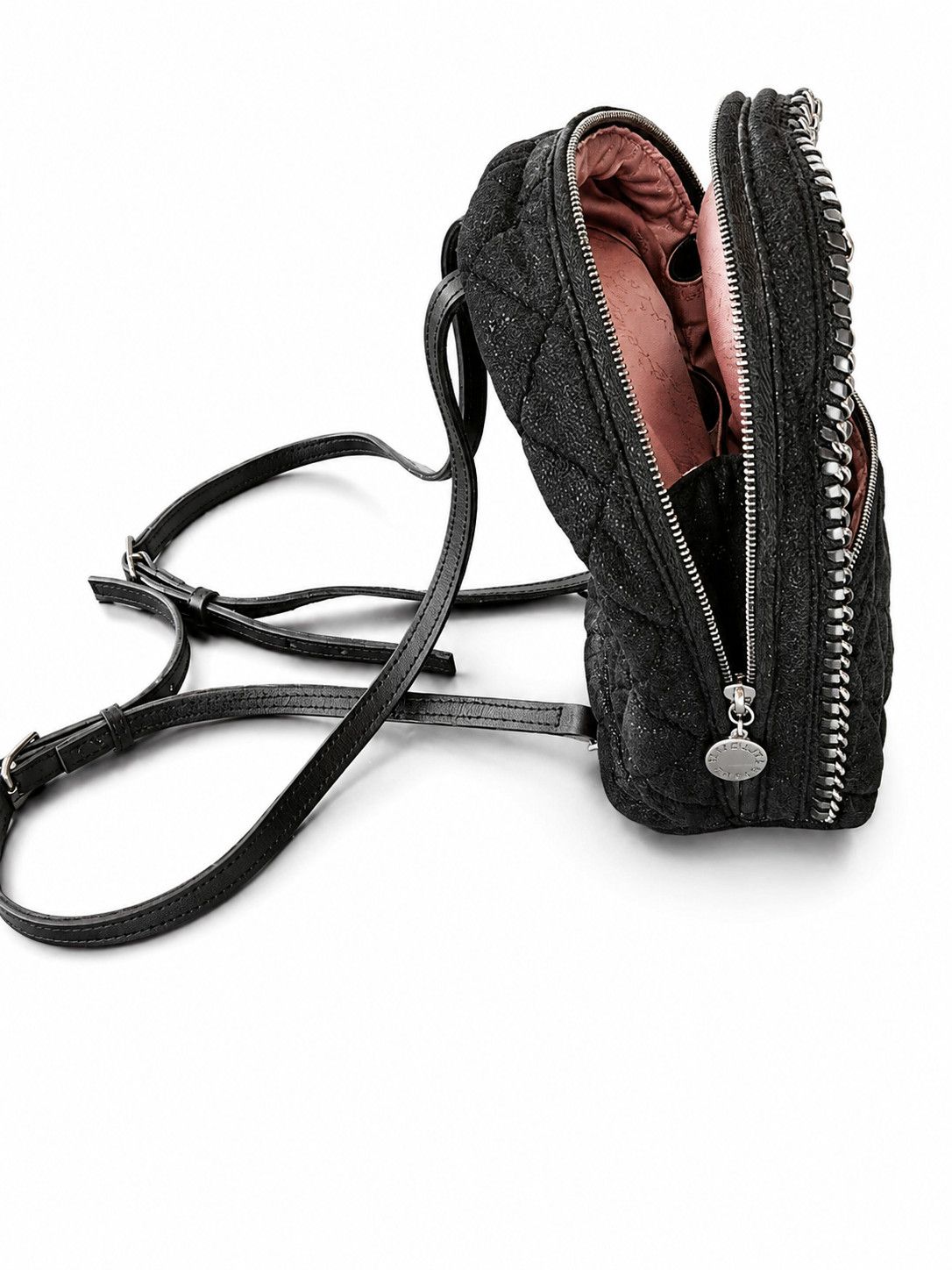 Stella McCartney Stella McCartney Falabella Black Vegan Leather Backpack Size ONE SIZE - 7 Thumbnail
