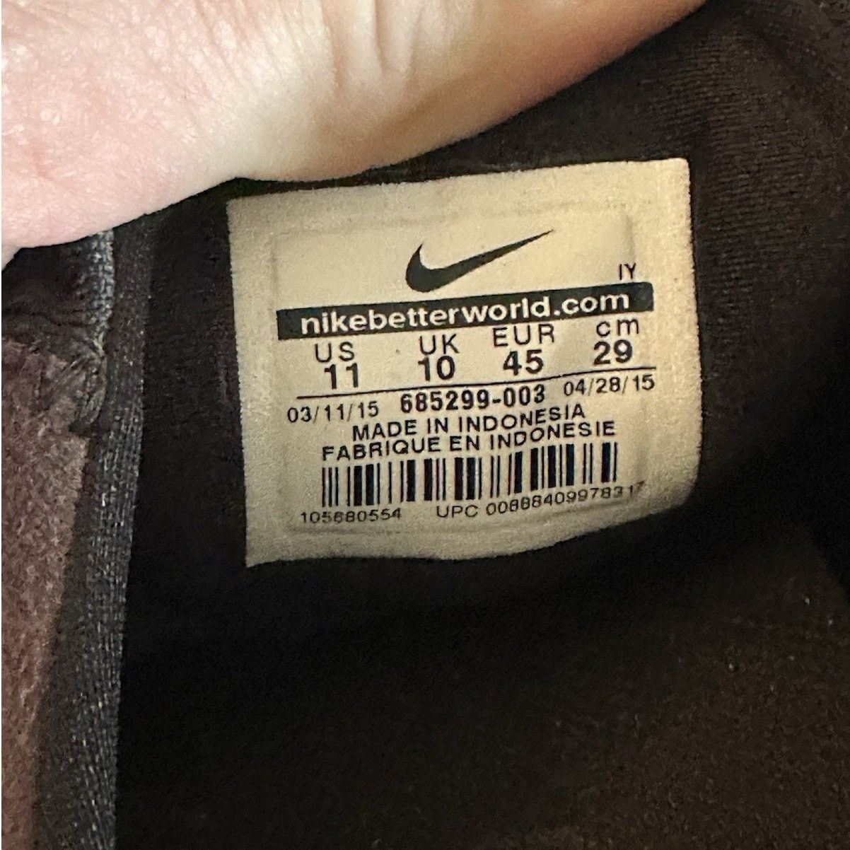 Nike Size 11 Nike SB Stefan Janoski Max Suede Black Size US 11 / EU 44 - 8 Thumbnail