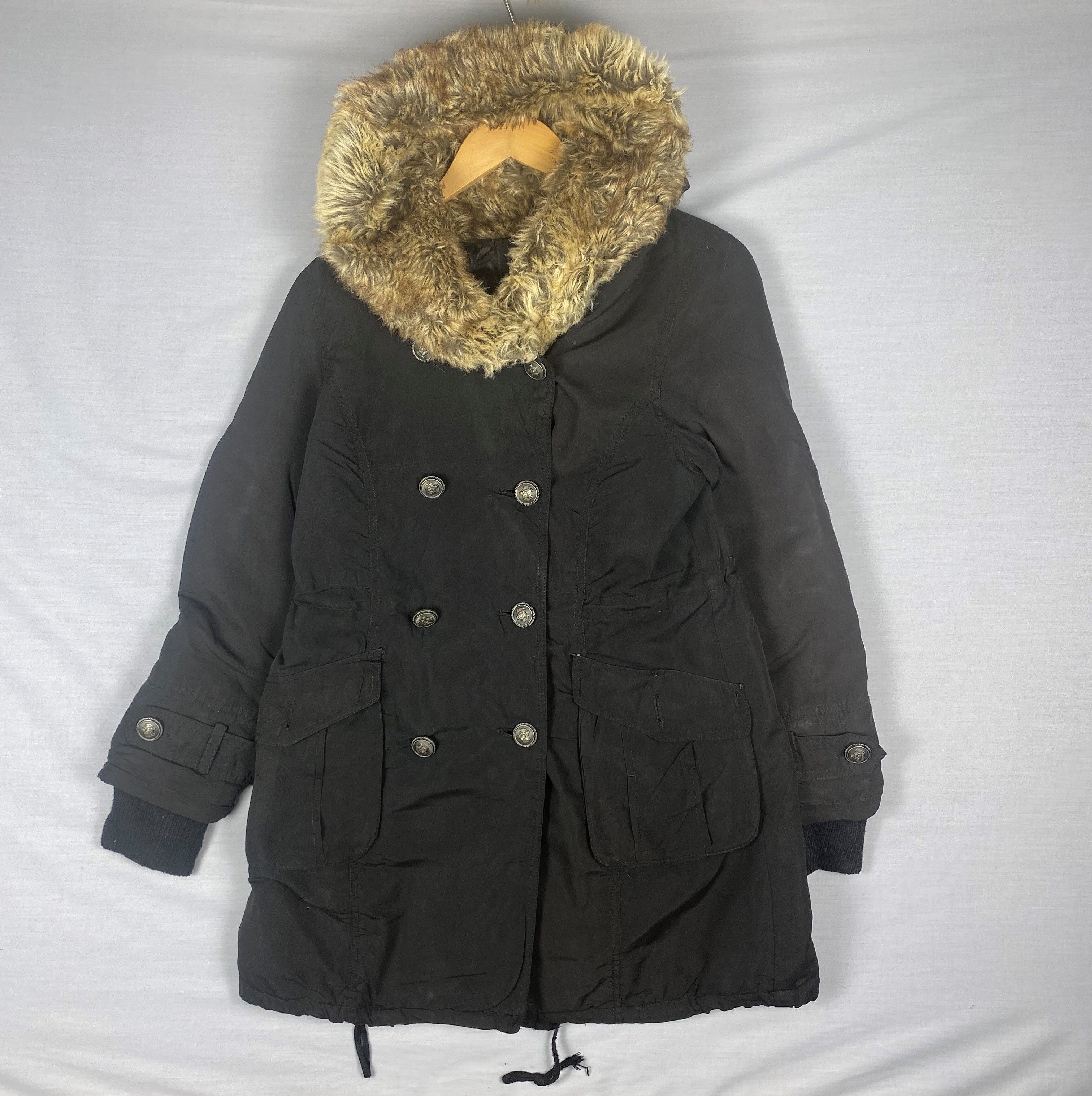 Japanese Brand Vintage Japanese Brand Stiff Fur Button Up Jacket Size US M / EU 48-50 / 2 - 1 Thumbnail