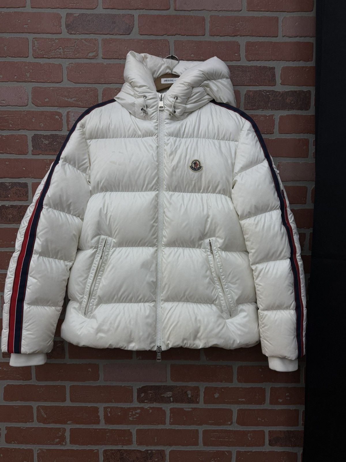 Moncler Size M/2 - Moncler Dincer Giubbotto Puffer White Size US M / EU 48-50 / 2 - 1 Thumbnail