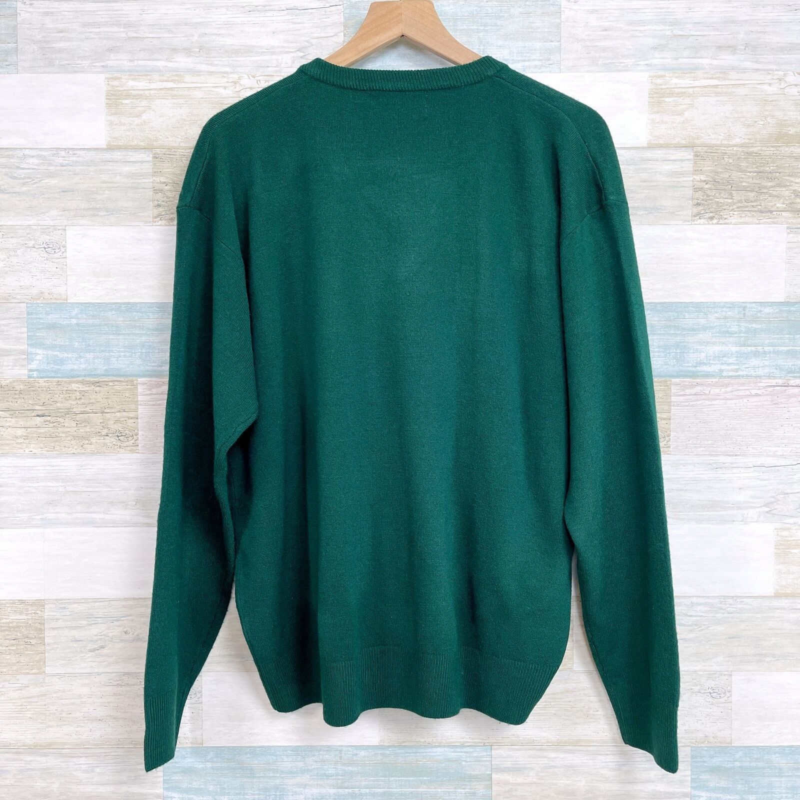 Polo Ralph Lauren POLO Ralph Lauren Cashmere Sweater Green Golf VTG Mens XL Size US XL / EU 56 / 4 - 4 Thumbnail