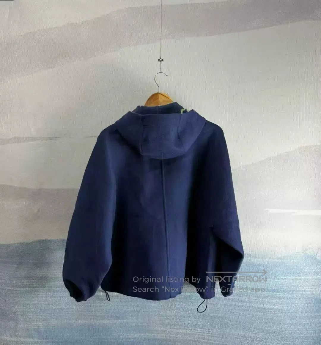 Louis Vuitton louis vuitton blue wool cape coat size 36. Size S / US 4 / IT 40 - 3 Thumbnail