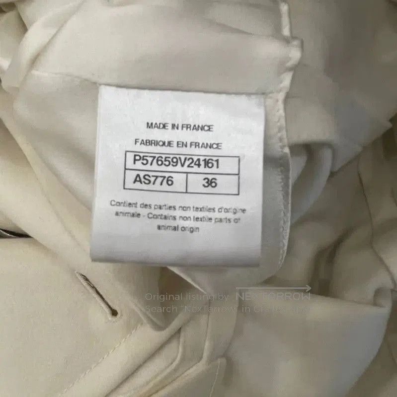 Chanel Chanel Cream Double-Breasted Women's Coat . Size M / US 6-8 / IT 42-44 - 7 Thumbnail