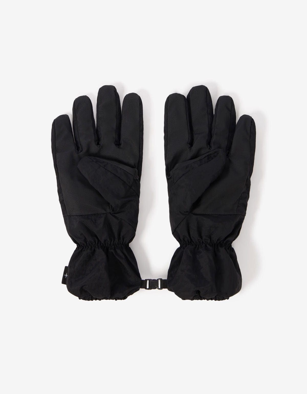 Stone Island Stone Island Black Nylon Metal Gloves Size 34 - 2 Thumbnail
