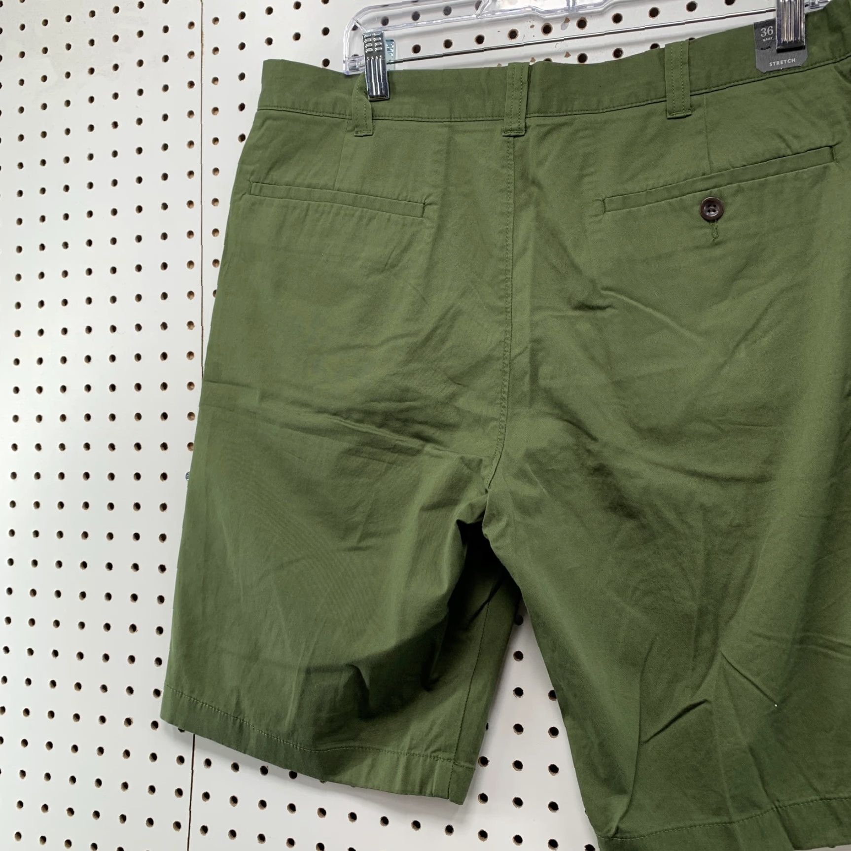 J.Crew VINTAGE? No. J.CREW Stretch Military Chino Shorts Men 36 Green Slim Fit 36x10 Army-Theme Casual Cotton Inseam 10" Men Size US 36 / EU 52 - 7 Thumbnail