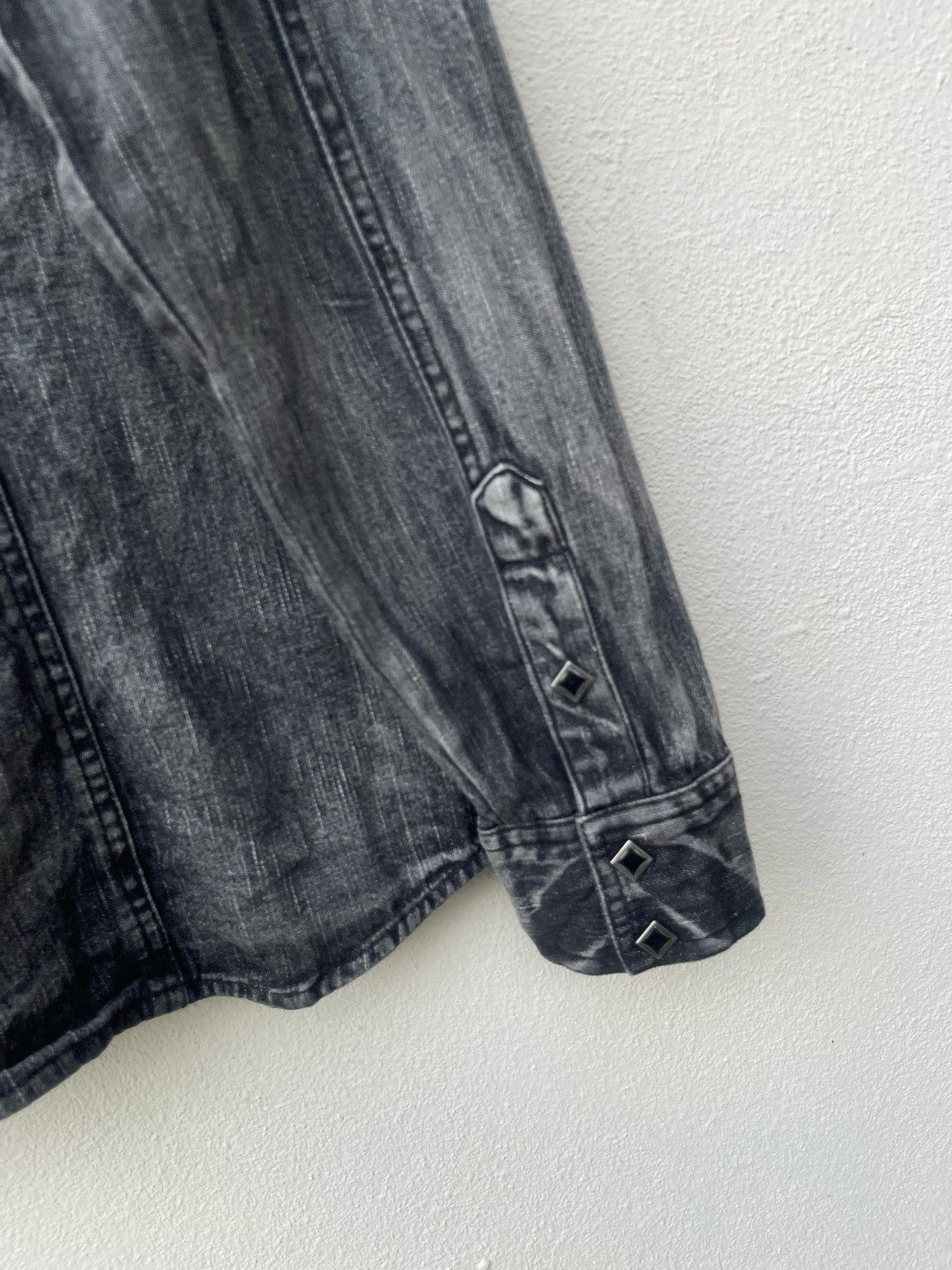 If Six Was Nine × Japanese Brand × Le Grande Bleu (L.G.B.) Semantic Design Wash Denim Western Shirt Size US S / EU 44-46 / 1 - 23 Thumbnail