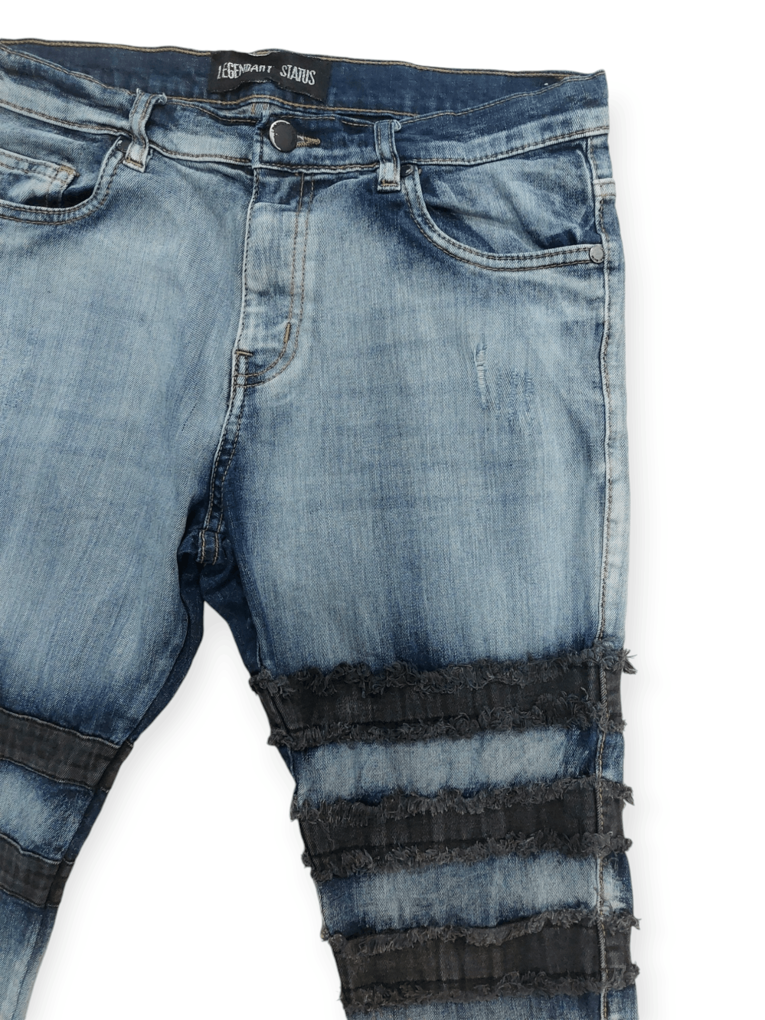 Other Legendary Status Hagi Strip Jeans Size US 30 / EU 46 - 7 Thumbnail