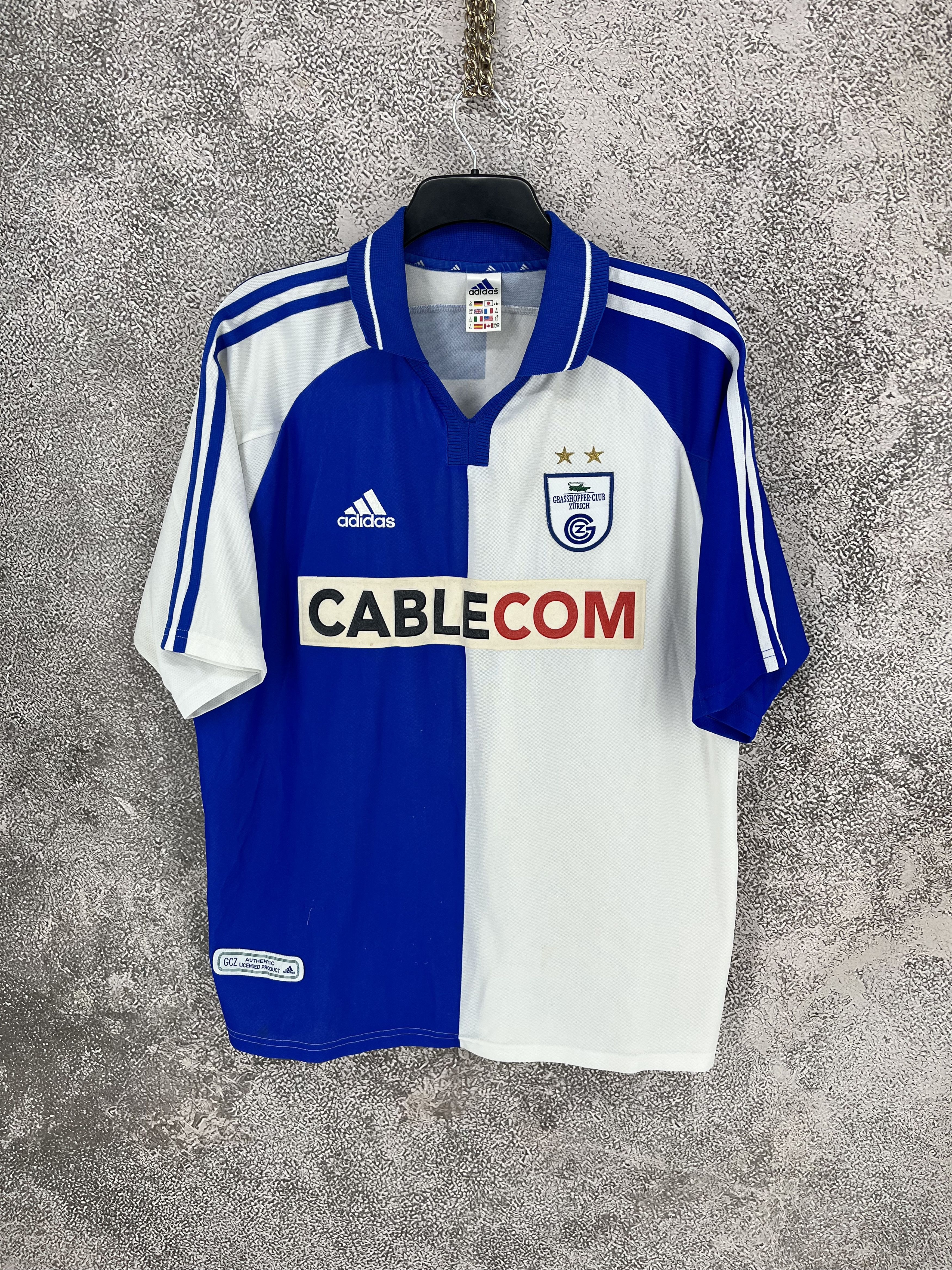 Adidas GRASSHOPPER 2001 2002 HOME SHIRT JERSEY ADIDAS Size US XL / EU 56 / 4 - 1 Thumbnail