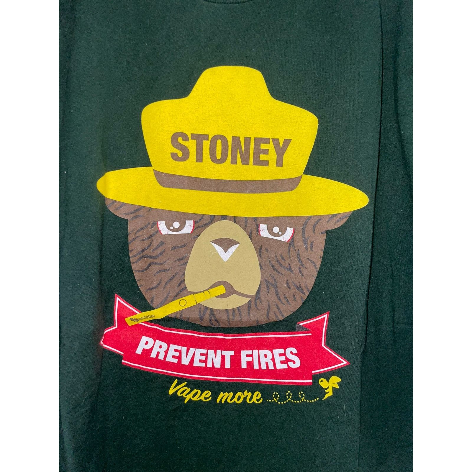 Hanes Nectar Bee Shirt Stoney The Bear Prevent Fires Tee 2XL XXL Size US XXL / EU 58 / 5 - 2 Thumbnail