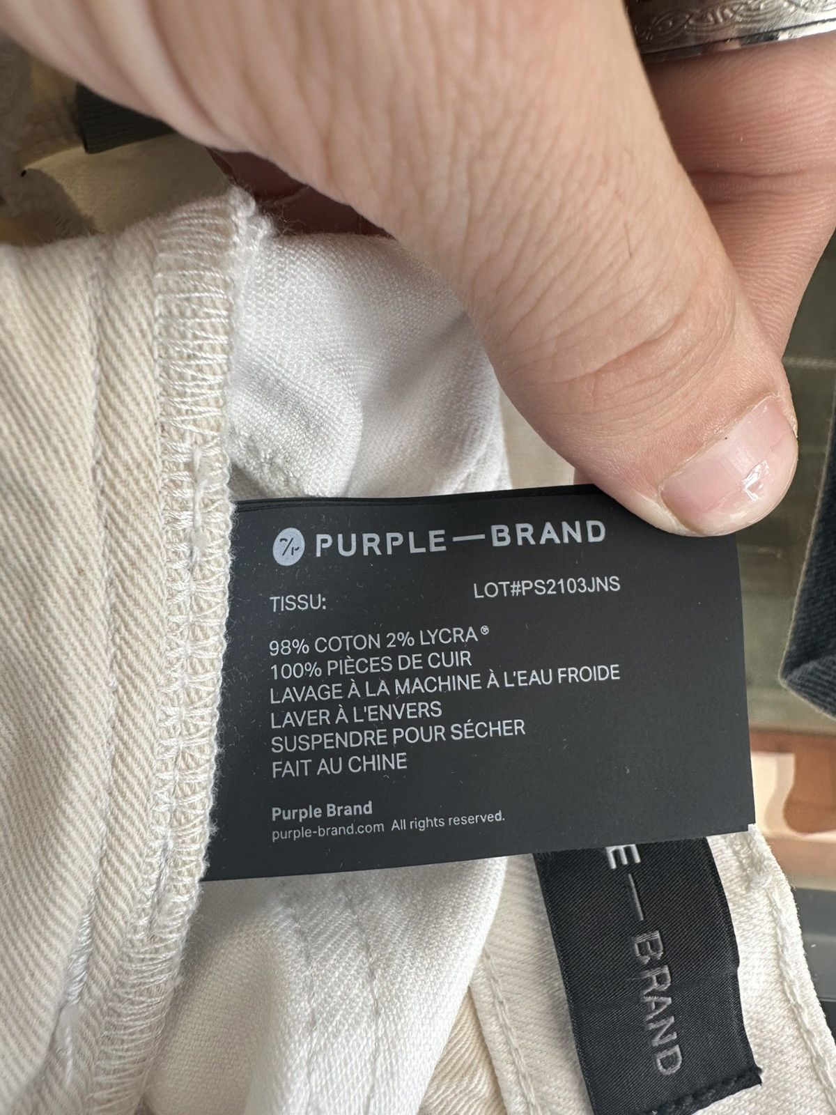 Purple Brand Purple Jeans Distressed White Size US 30 / EU 46 - 4 Thumbnail