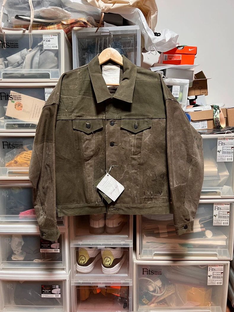 READYMADE Remade Military Fabric Utility Jacket - dmc Size US S / EU 44-46 / 1 - 1 Thumbnail